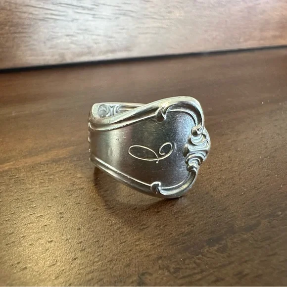 “J” Spoon Ring - Picture 5 of 14